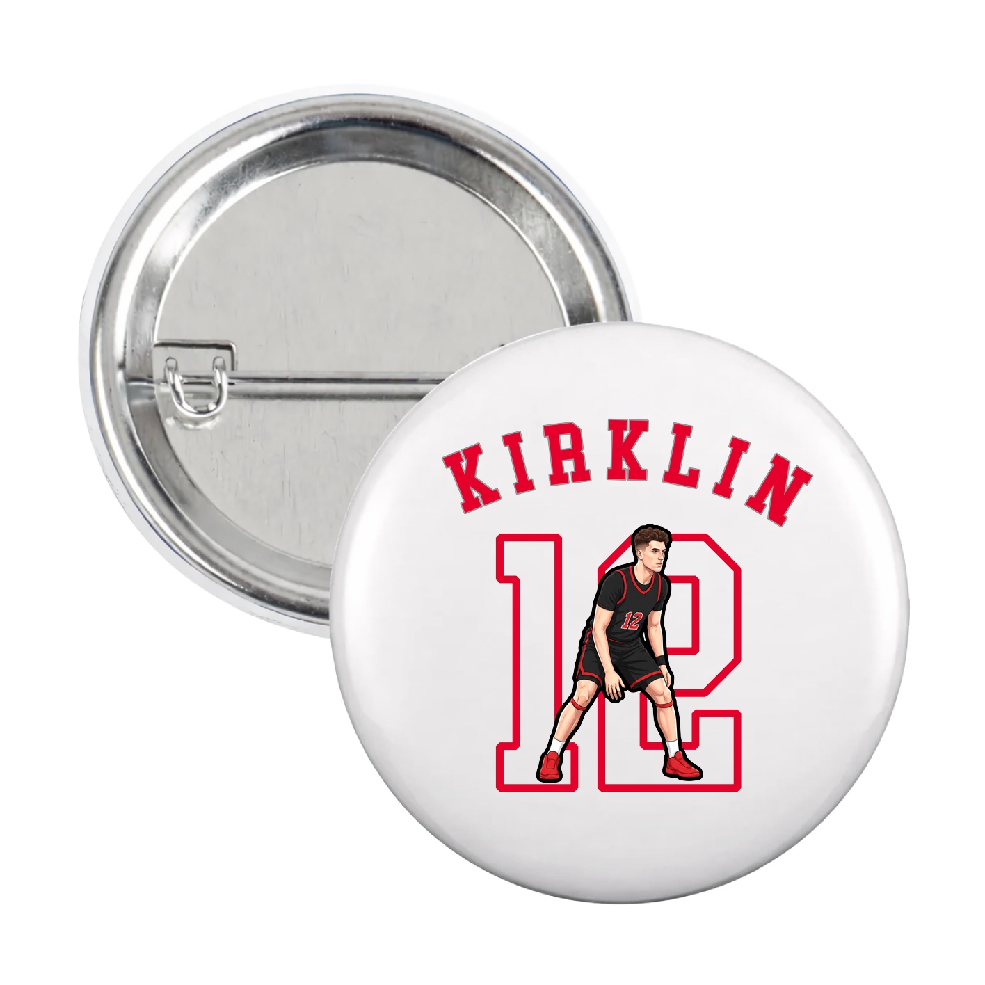 Game Day Button — Shirsey Arch in White
