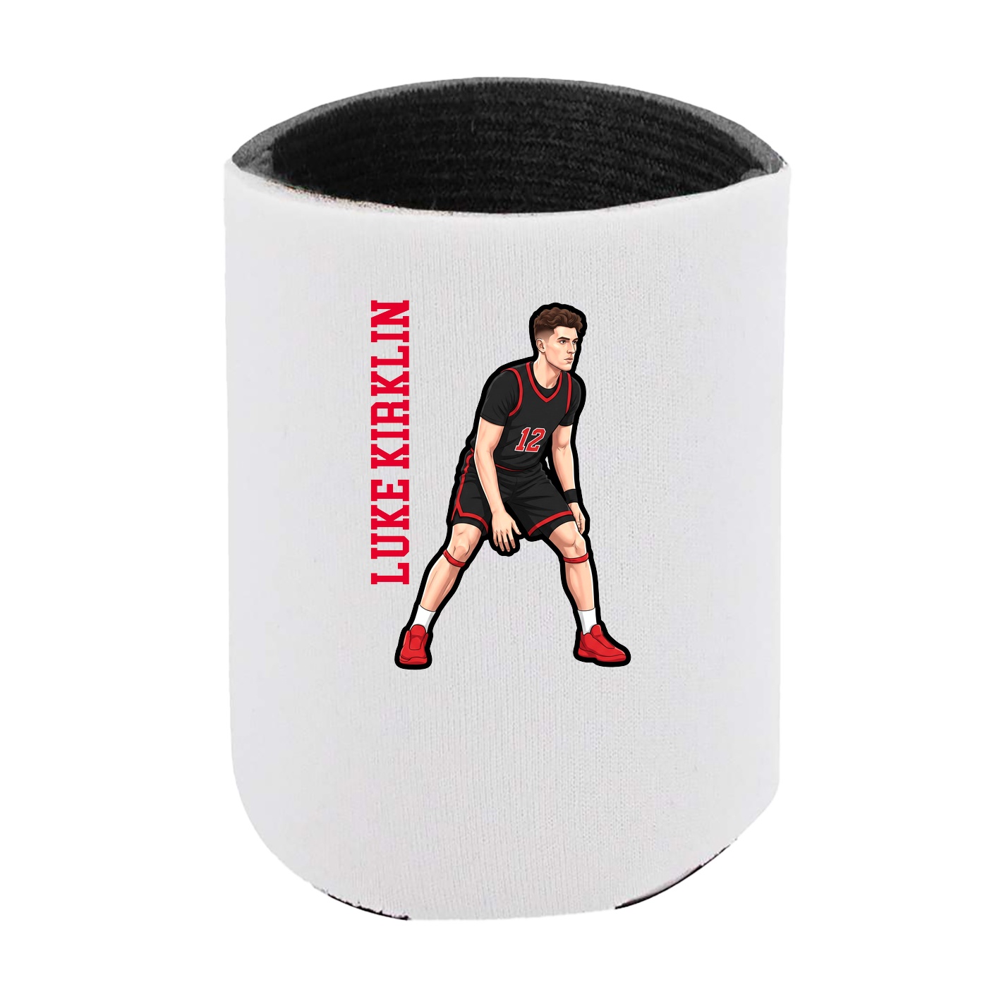 Can Holder — Name Vertical in White