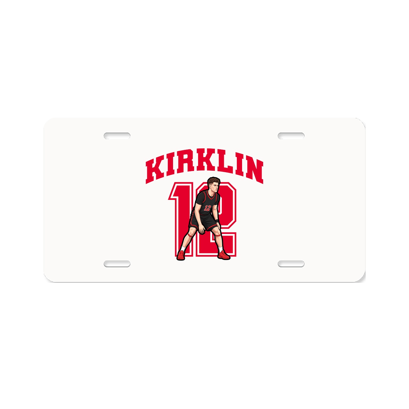 License Plate — Number in Classic