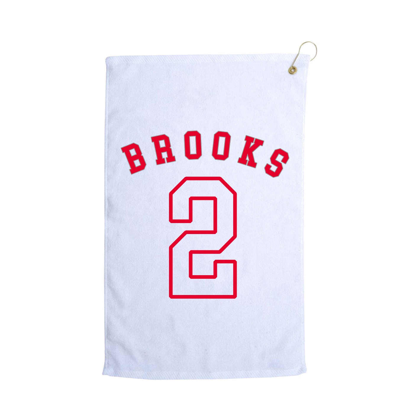 Golf Towel — Shirsey Arch in White