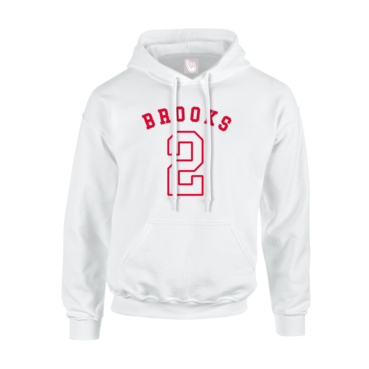 Youth Hoodie — Shirsey Arch in White