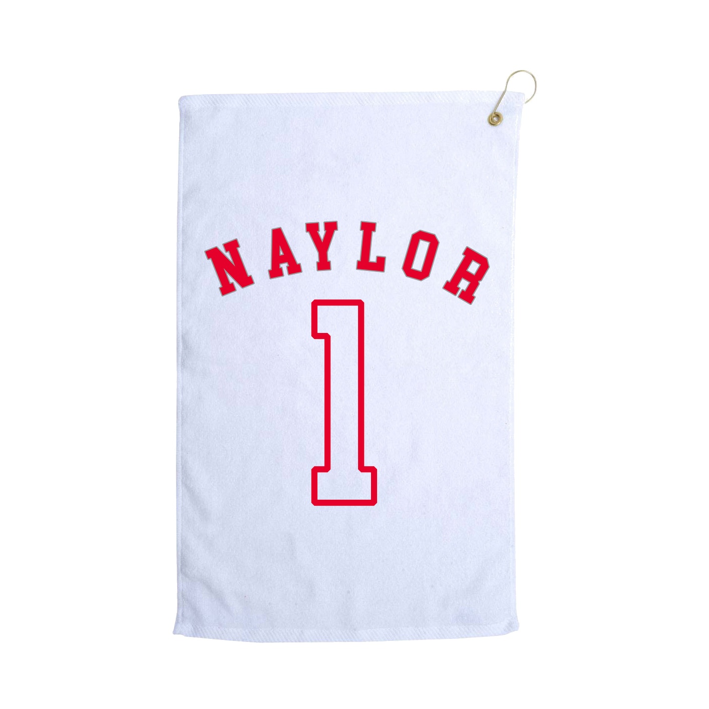 Golf Towel — Shirsey Arch in White