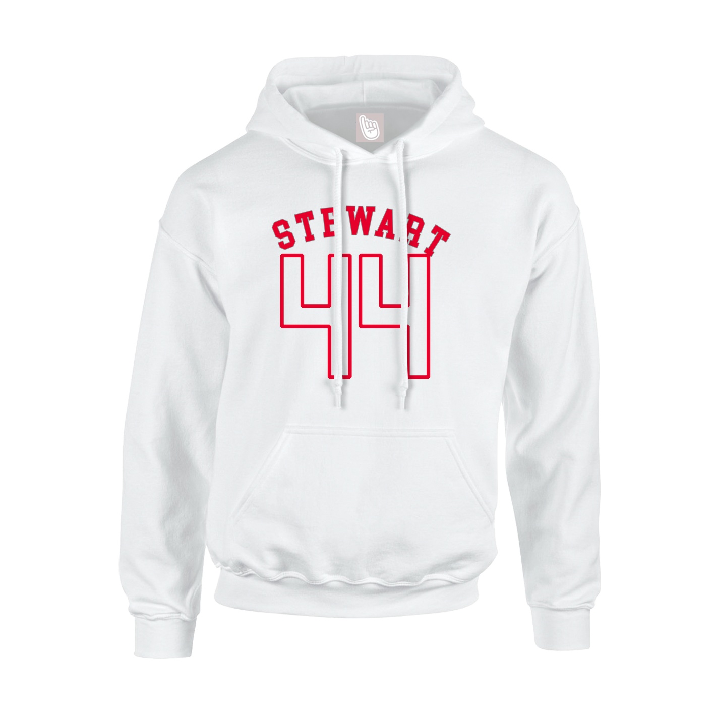 Youth Hoodie — Shirsey Arch in White