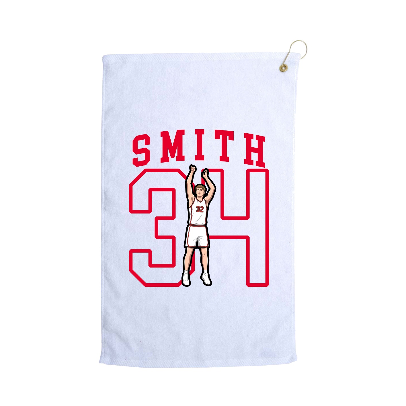 Golf Towel — Shirsey in White