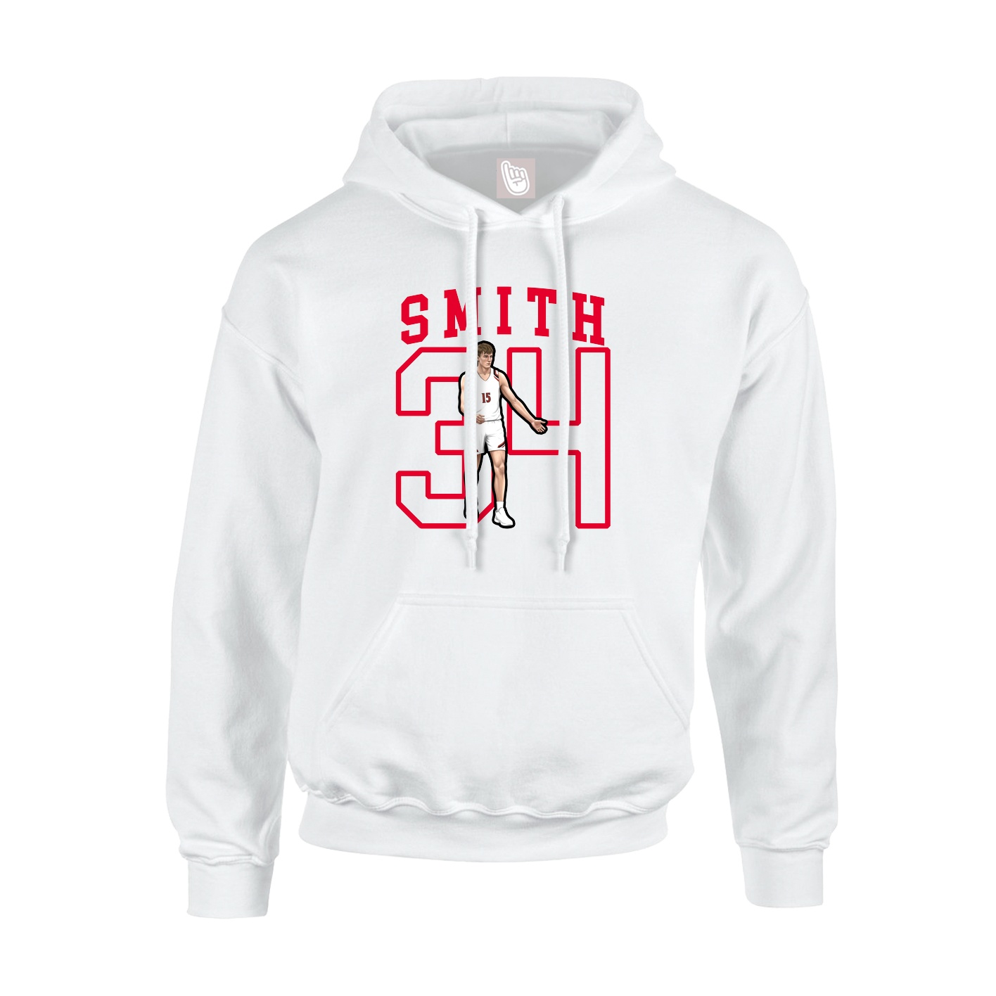 Hoodie — Shirsey in White