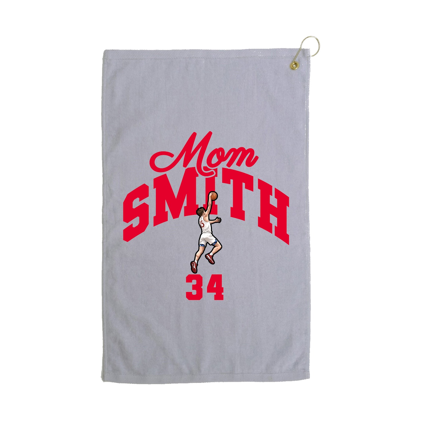 Golf Towel — Mothers Day Arch in Grey