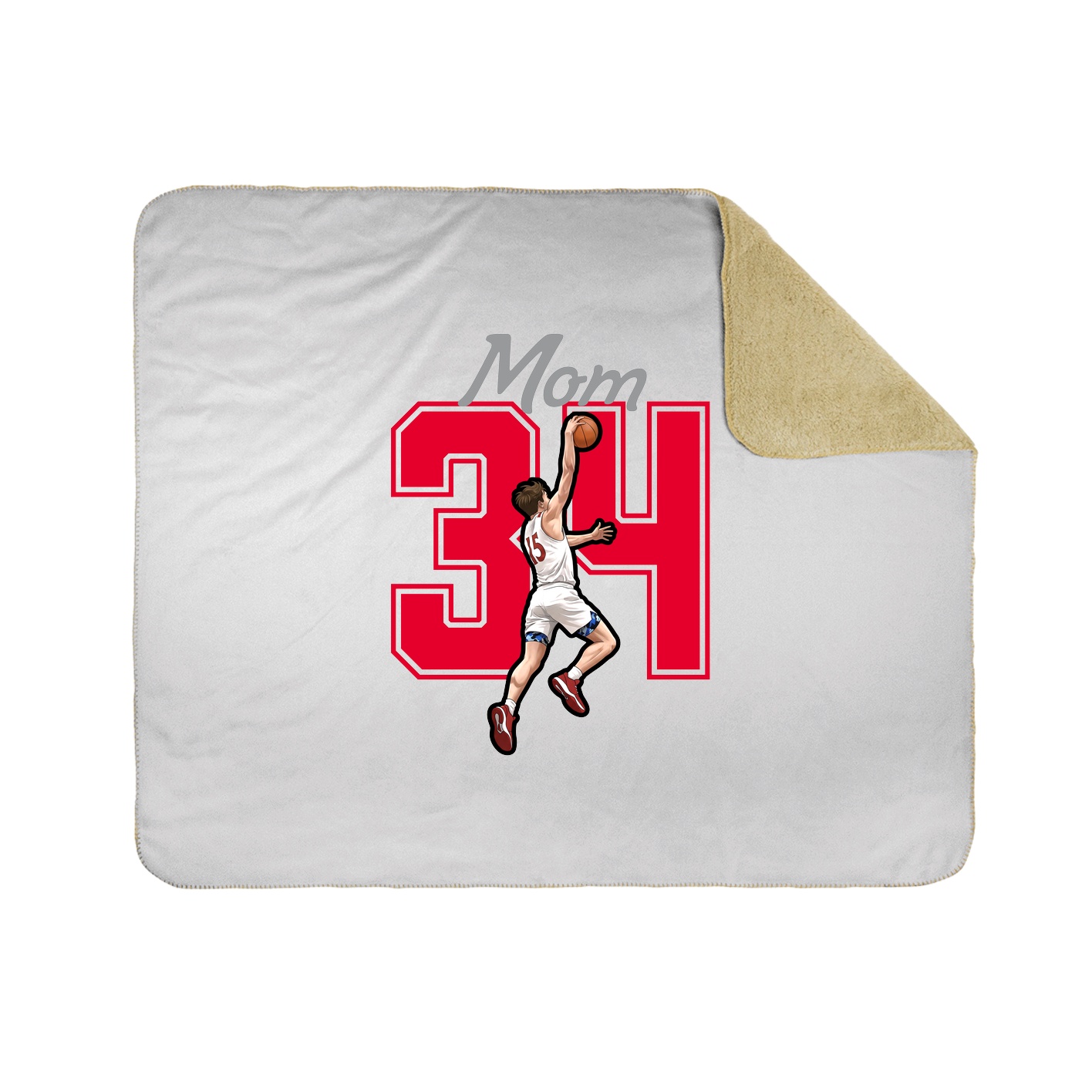 Throw Blanket — Mothers Day Shirsey in White