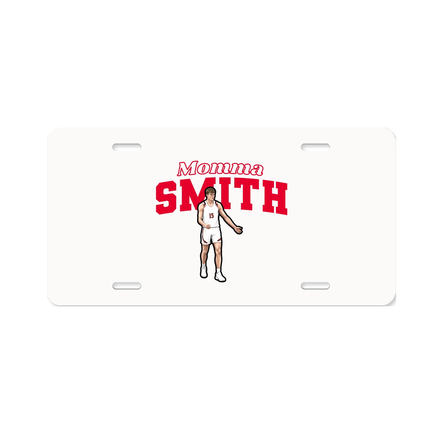 License Plate — Mothers Day Block in Classic