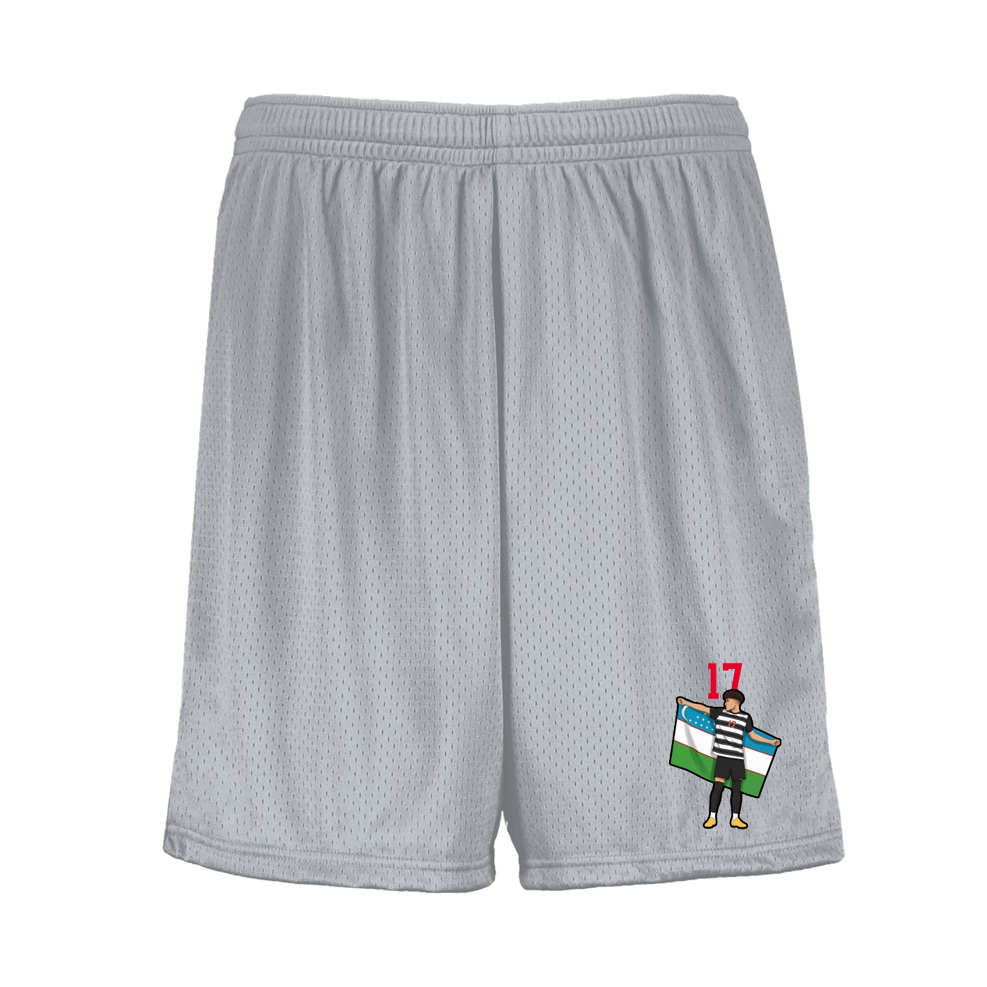 Shorts — Number Top in Silver