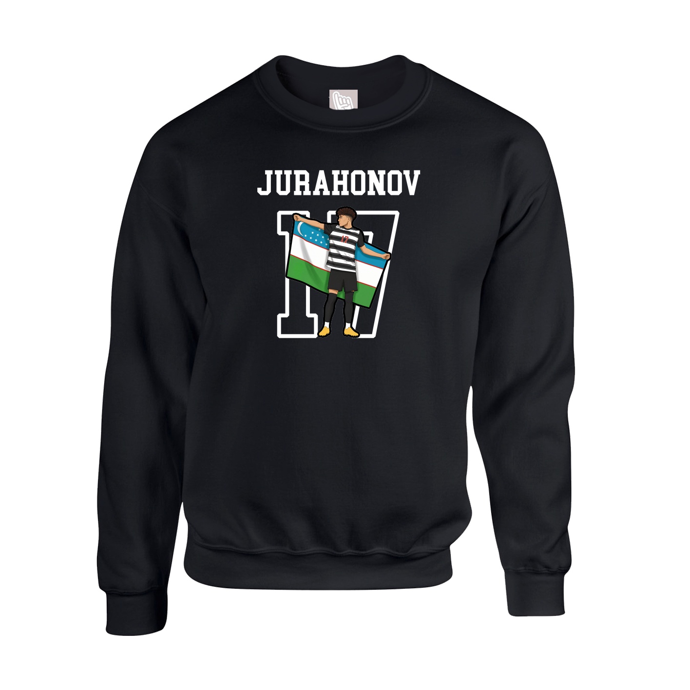 Fleece Crew — Shirsey in Black