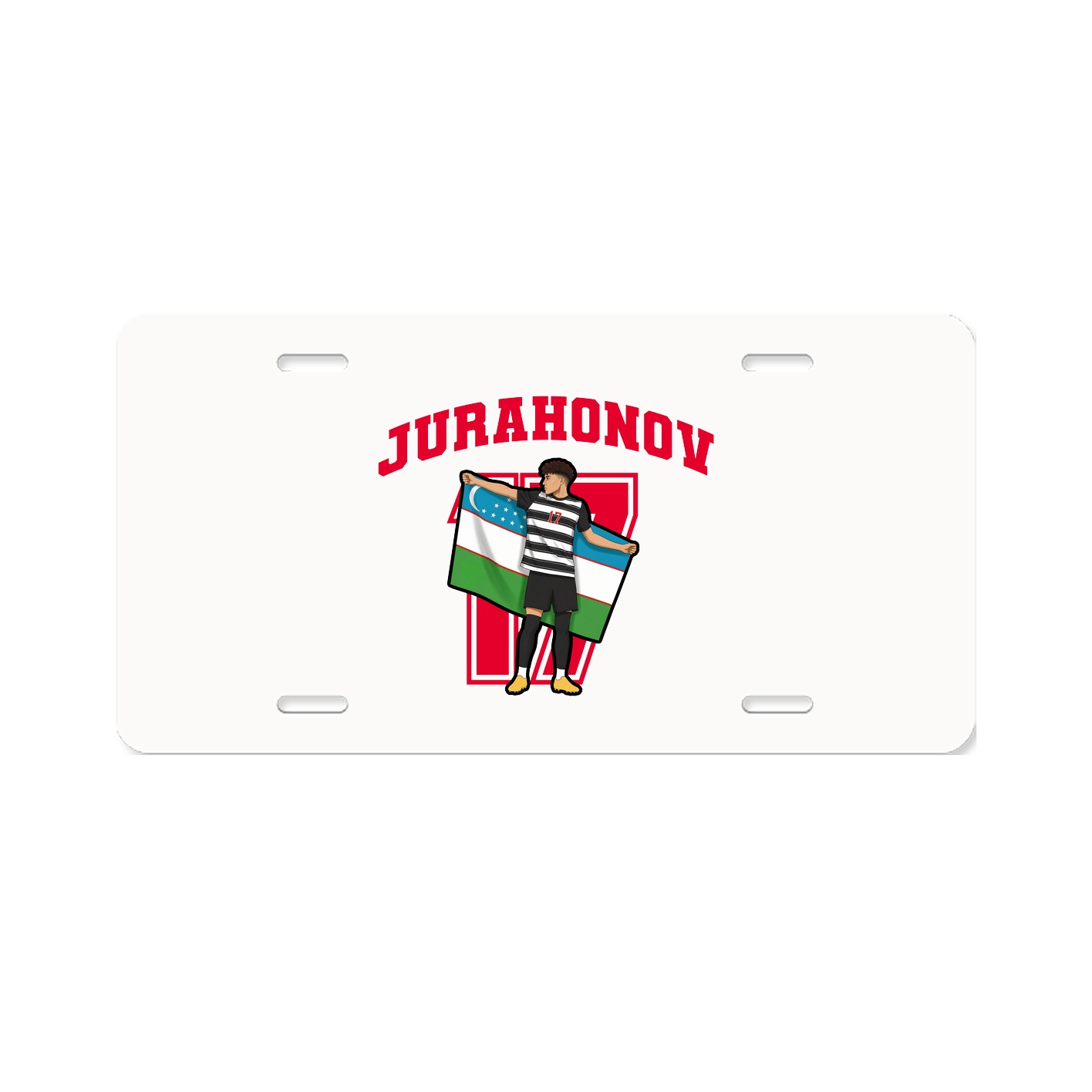 License Plate — Number in Classic