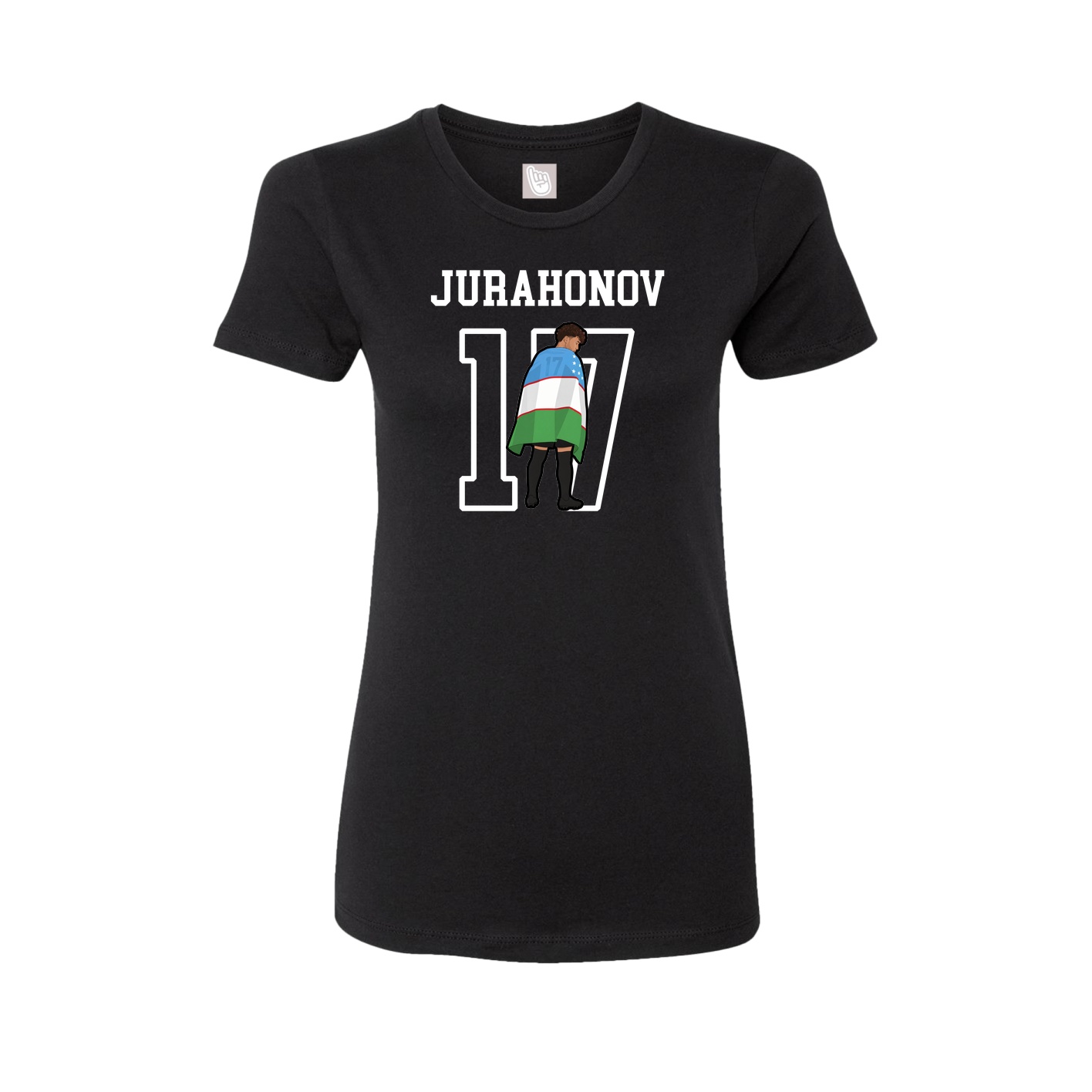 Fitted Women's Tee — Shirsey in Black