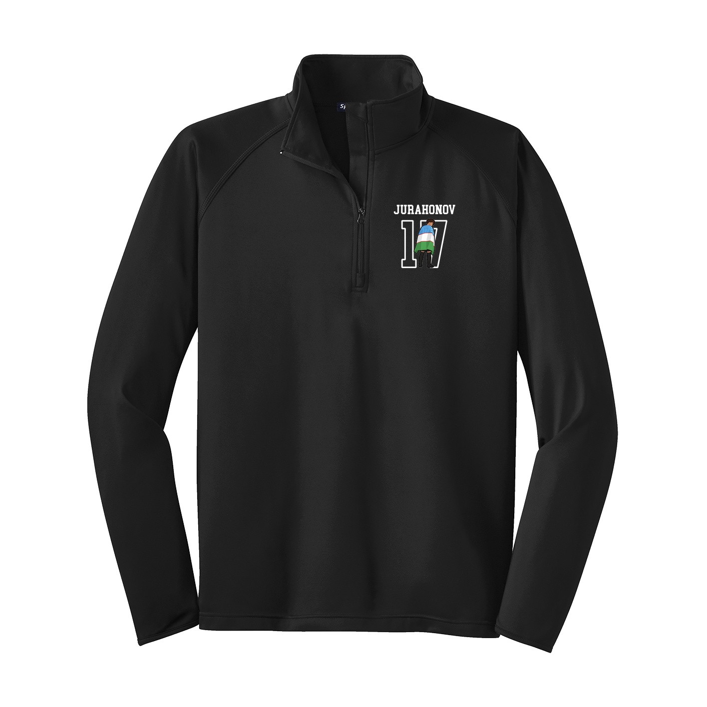 Q-Zip Pullover — Shirsey in Black