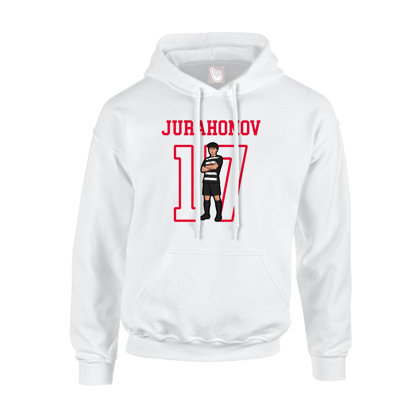 Hoodie — Shirsey in White