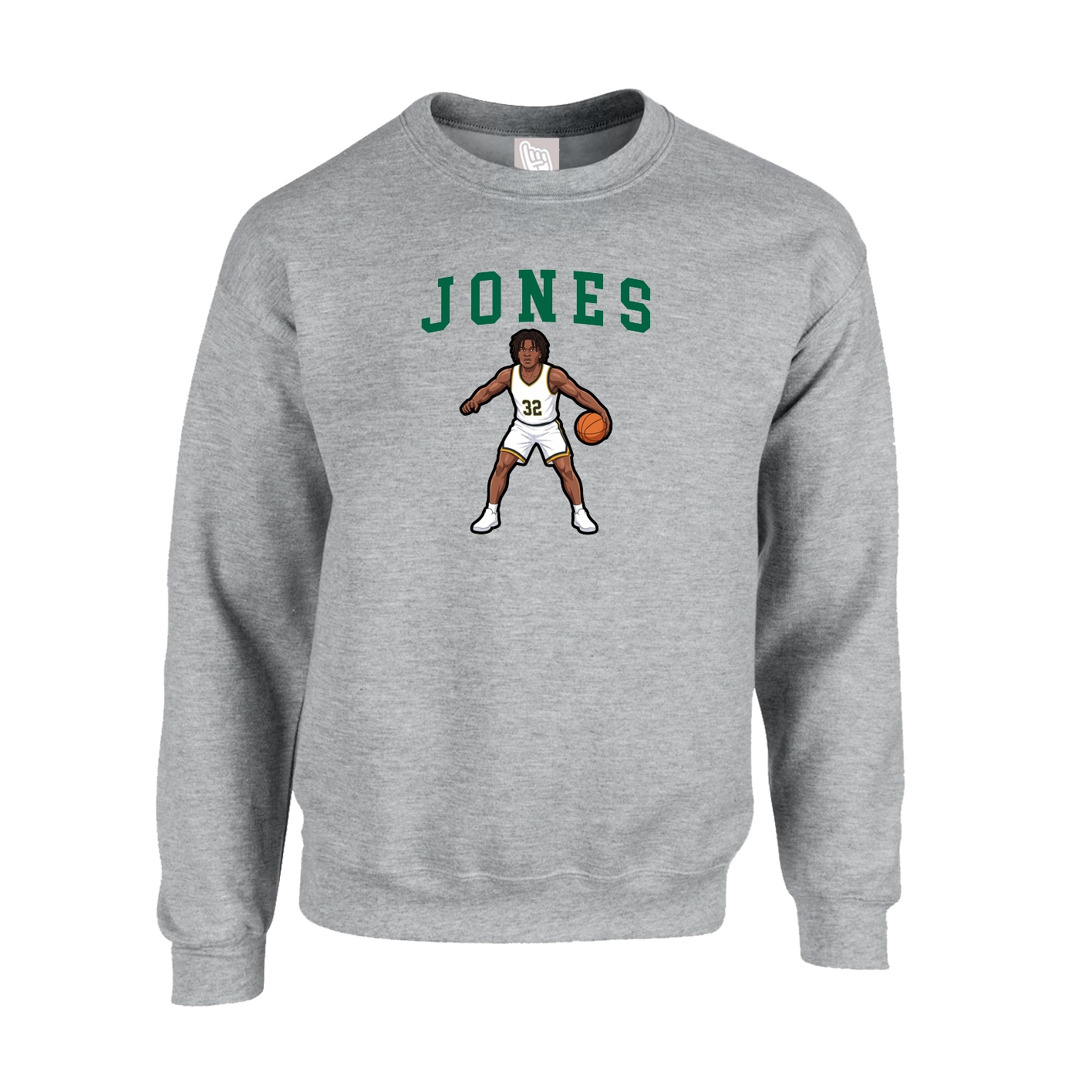 Fleece Crew — Shirsey in Grey