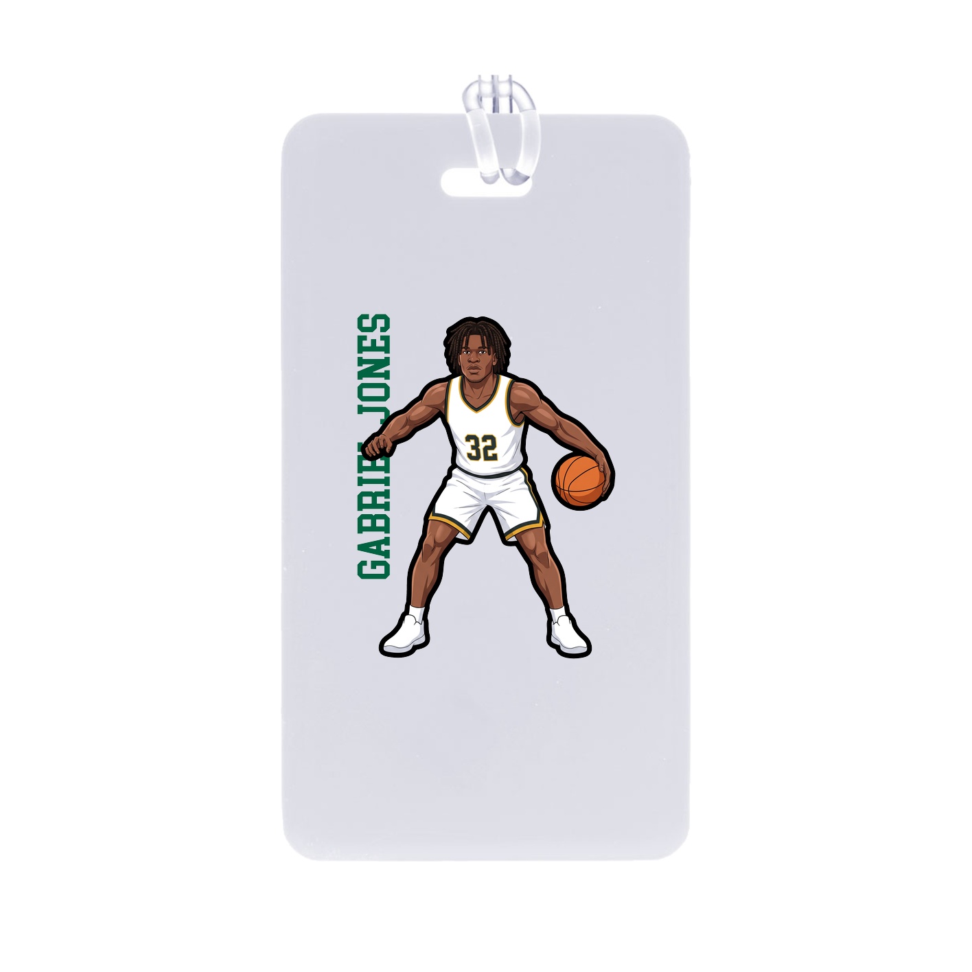Bag Tag — Name Vertical in Classic