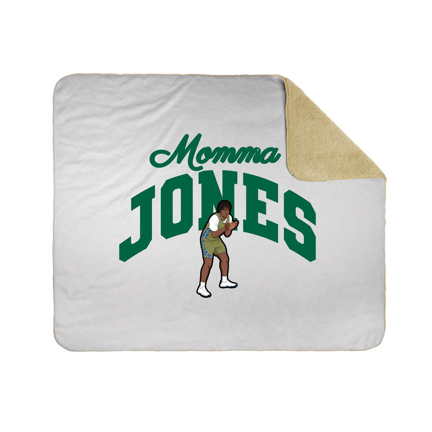 Throw Blanket — Mothers Day Arch in White