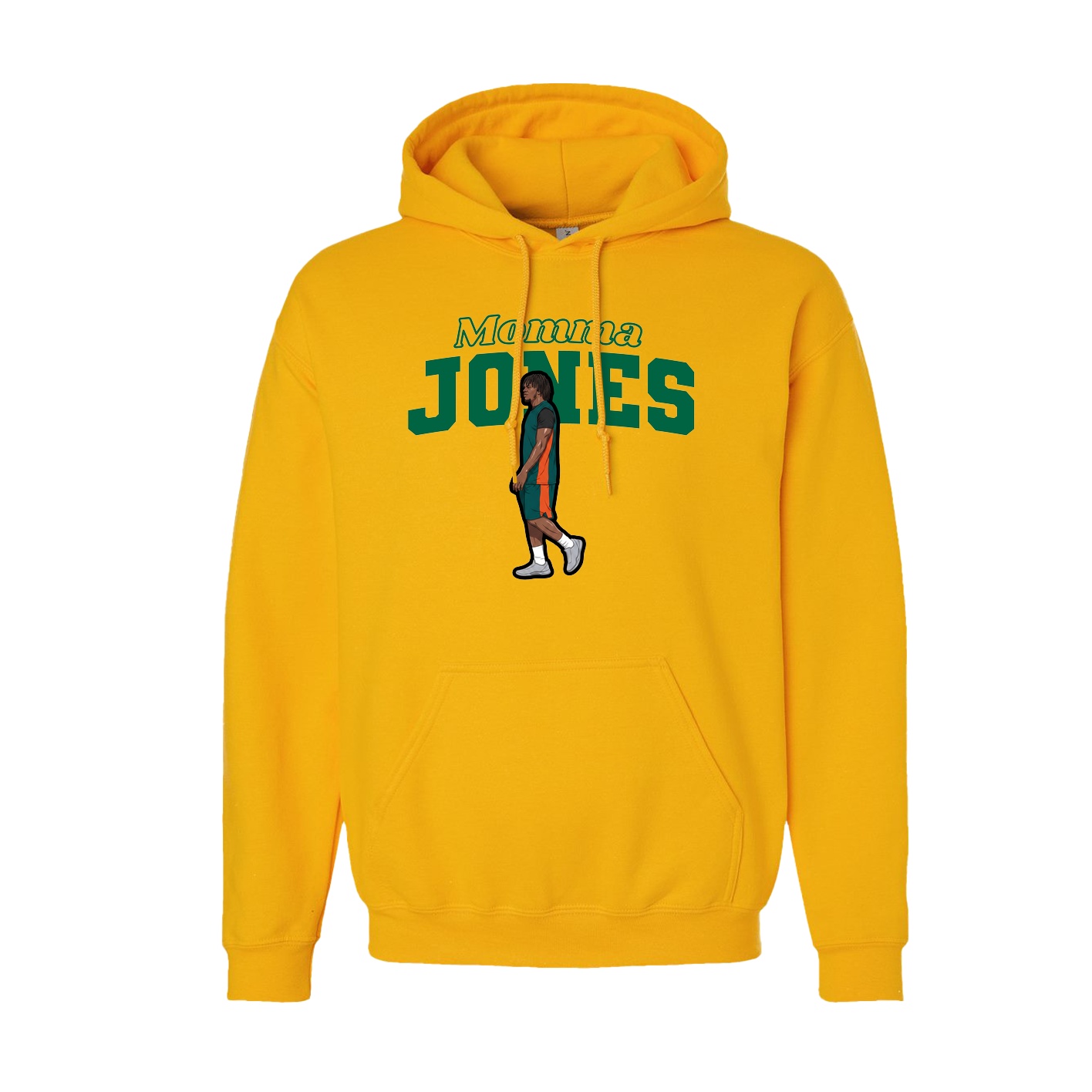 Youth Hoodie — Mothers Day Block in Gold