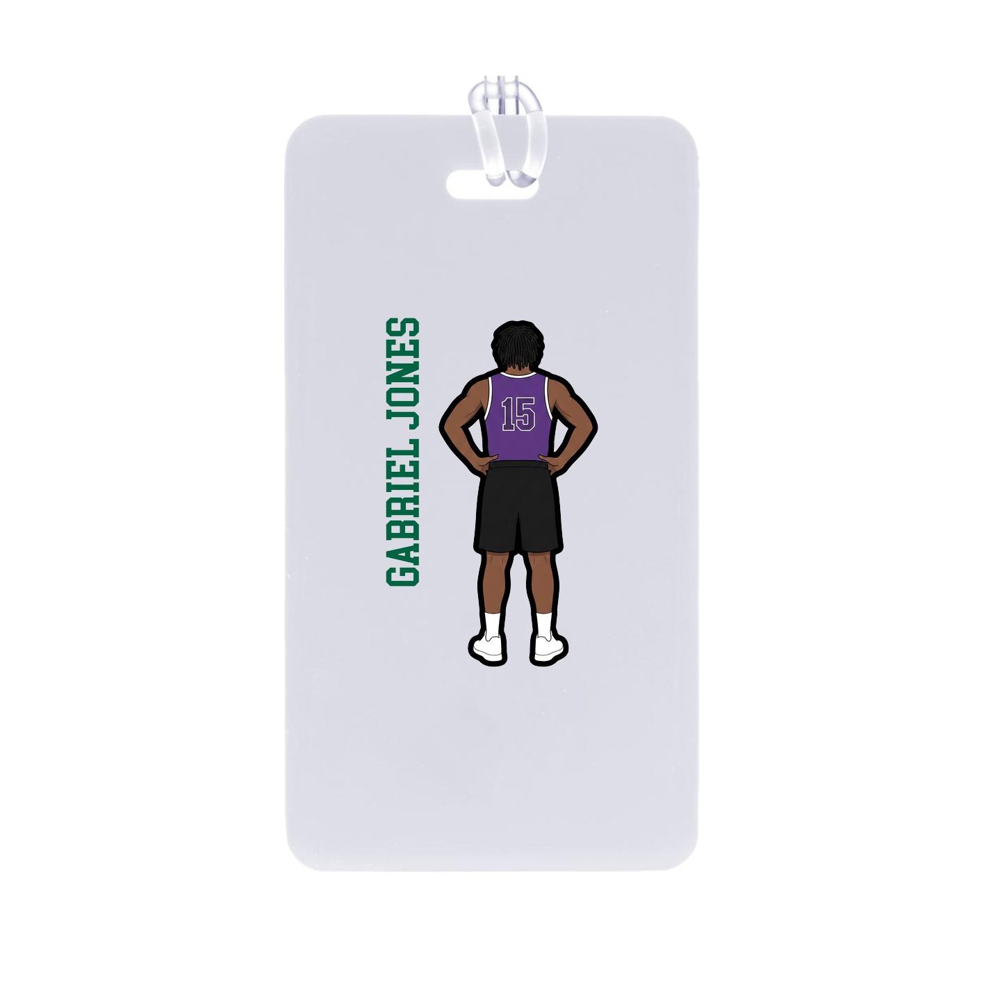 Bag Tag — Name Vertical in Classic