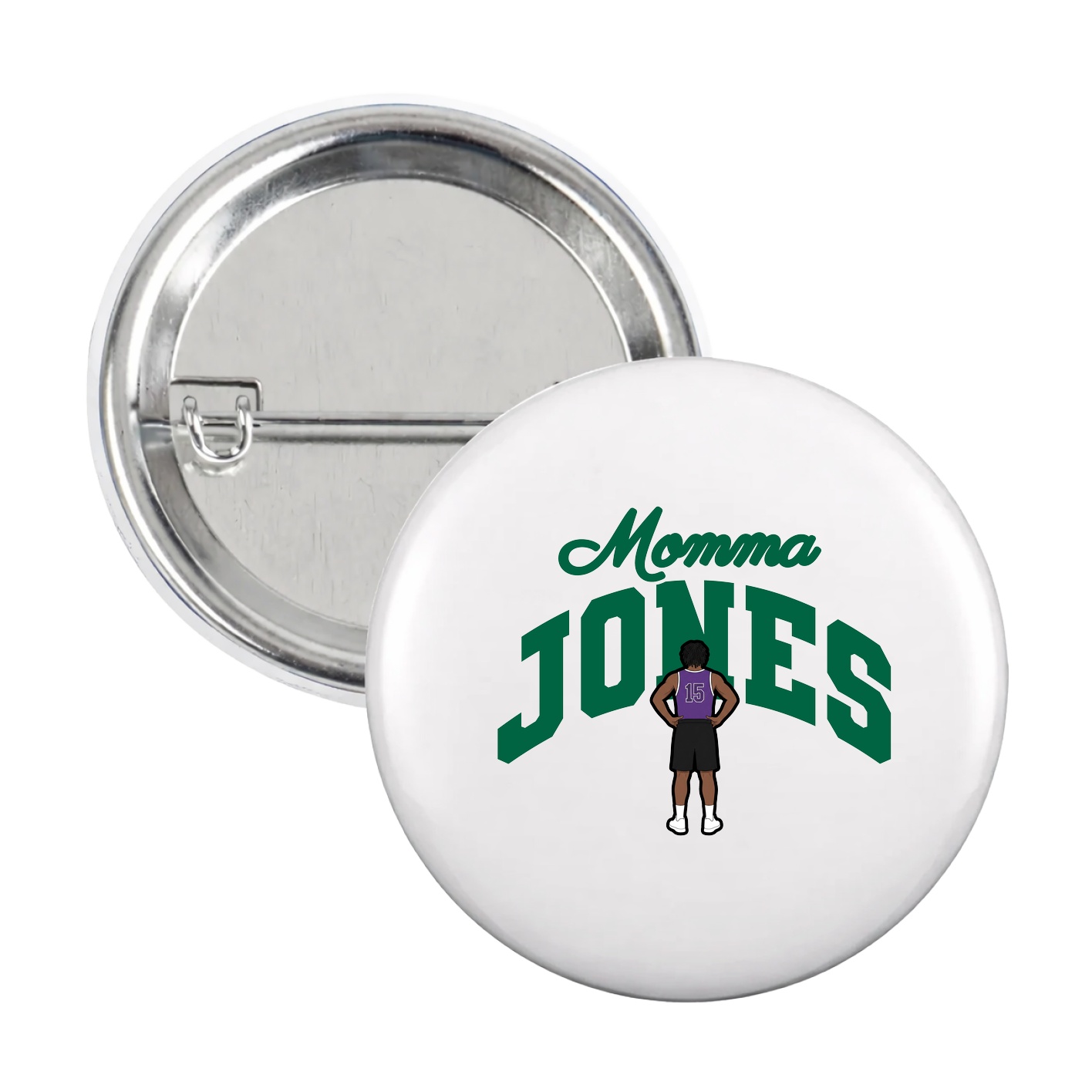 Game Day Button — Mothers Day Arch in White
