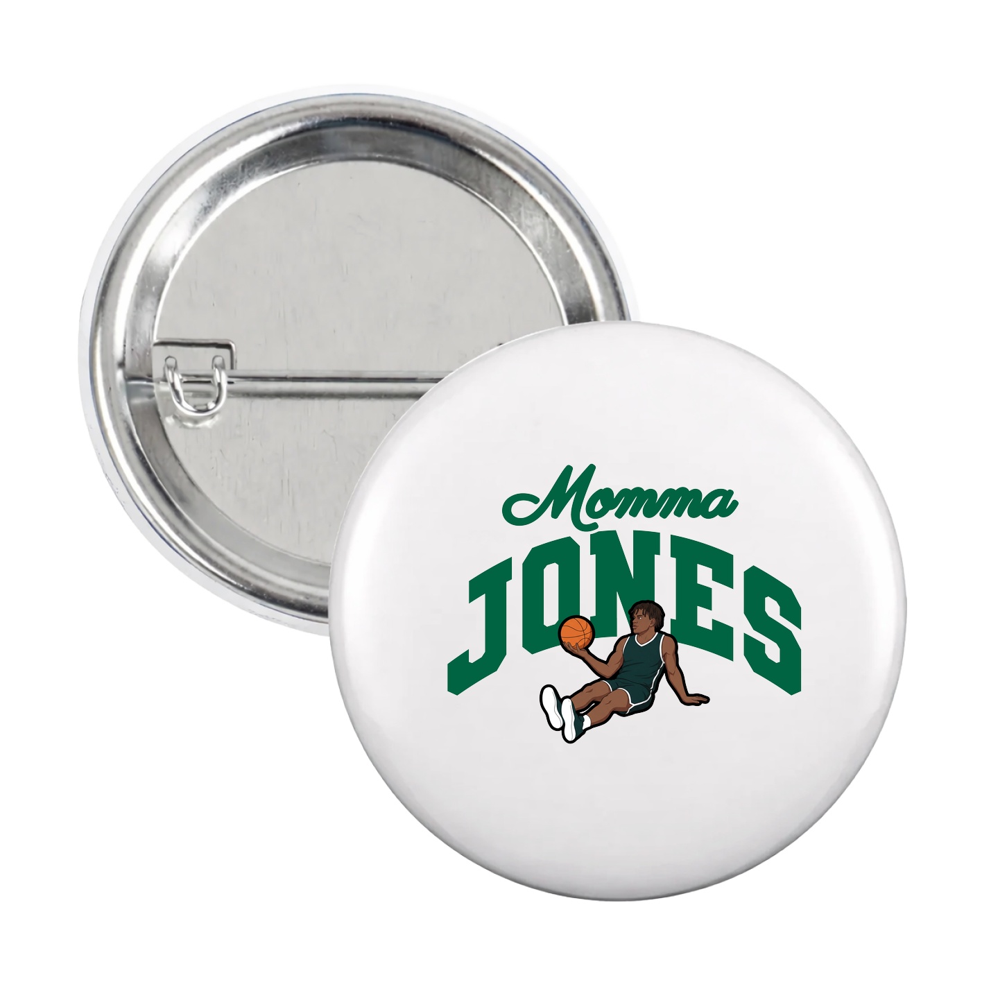 Game Day Button — Mothers Day Arch in White
