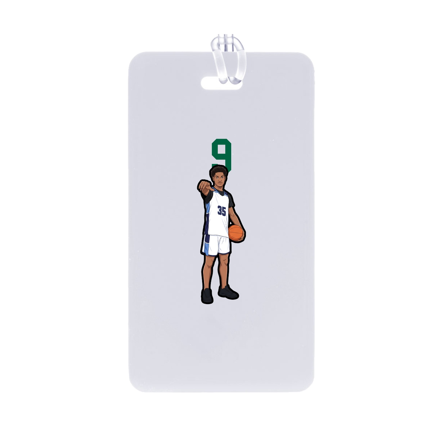 Bag Tag — Number Top in Classic