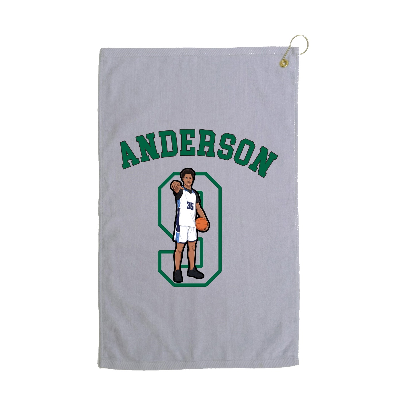 Golf Towel — Shirsey Arch in Grey