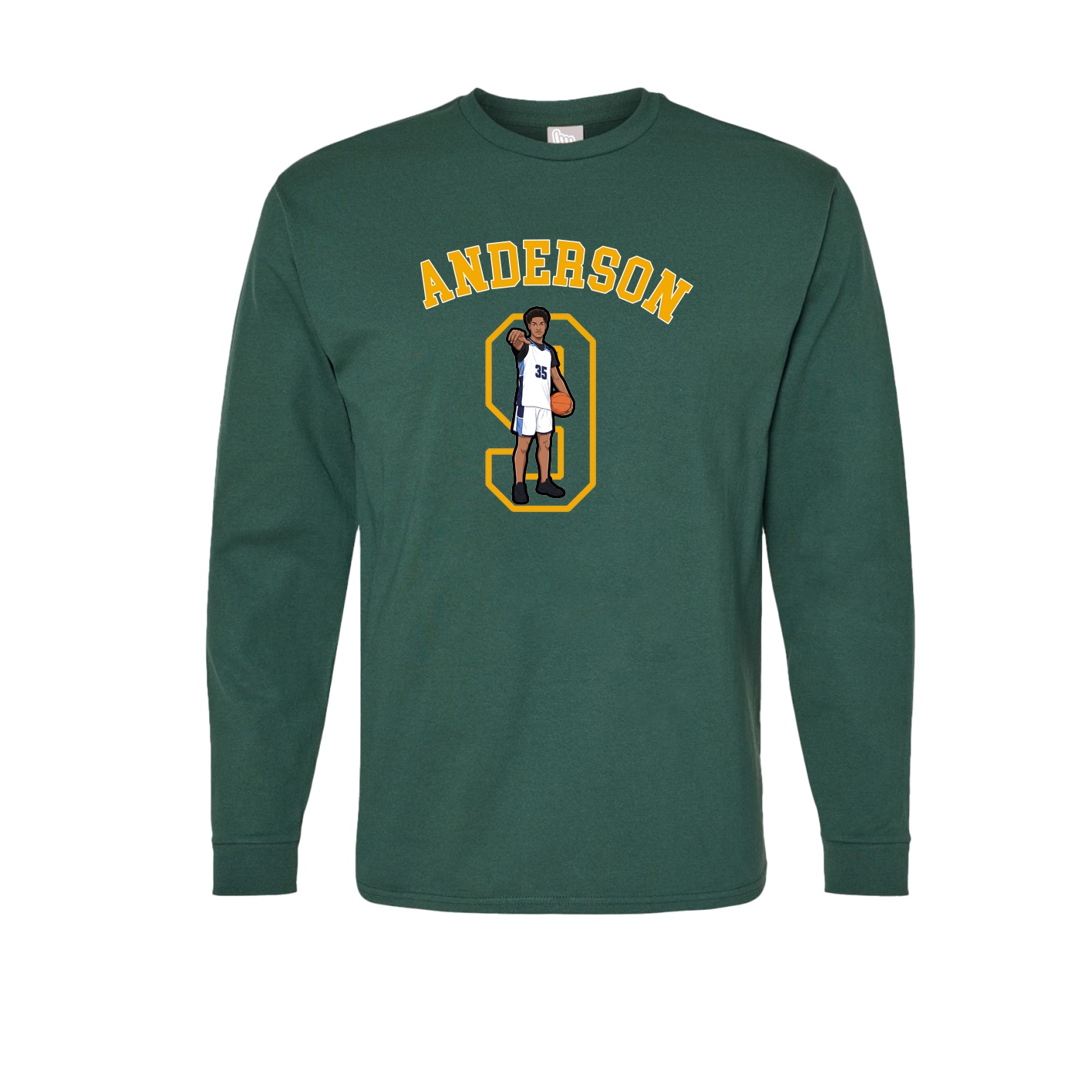 Long Sleeve Tee — Shirsey Arch in Green