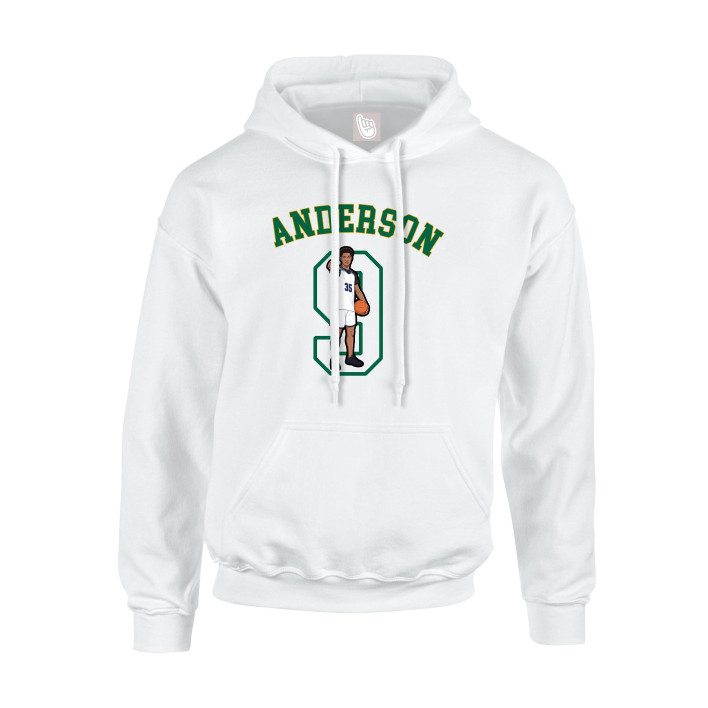 Hoodie — Shirsey Arch in White