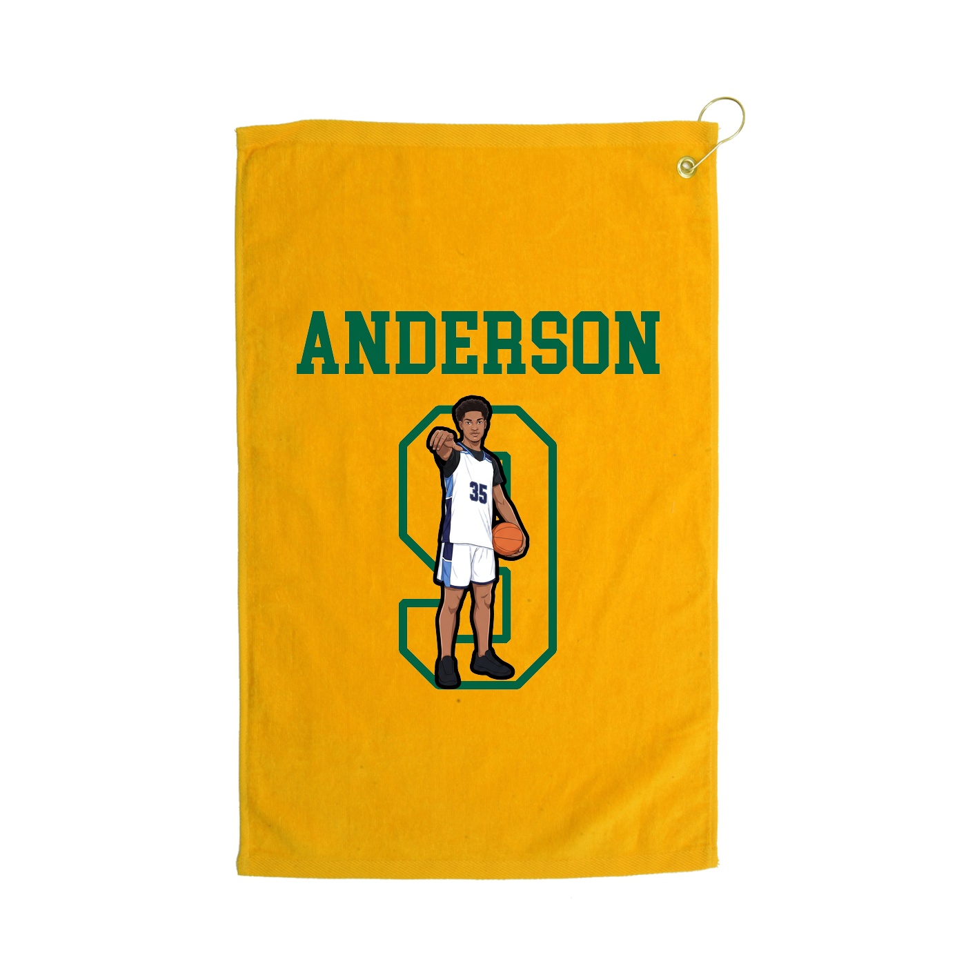 Golf Towel — Shirsey in Gold