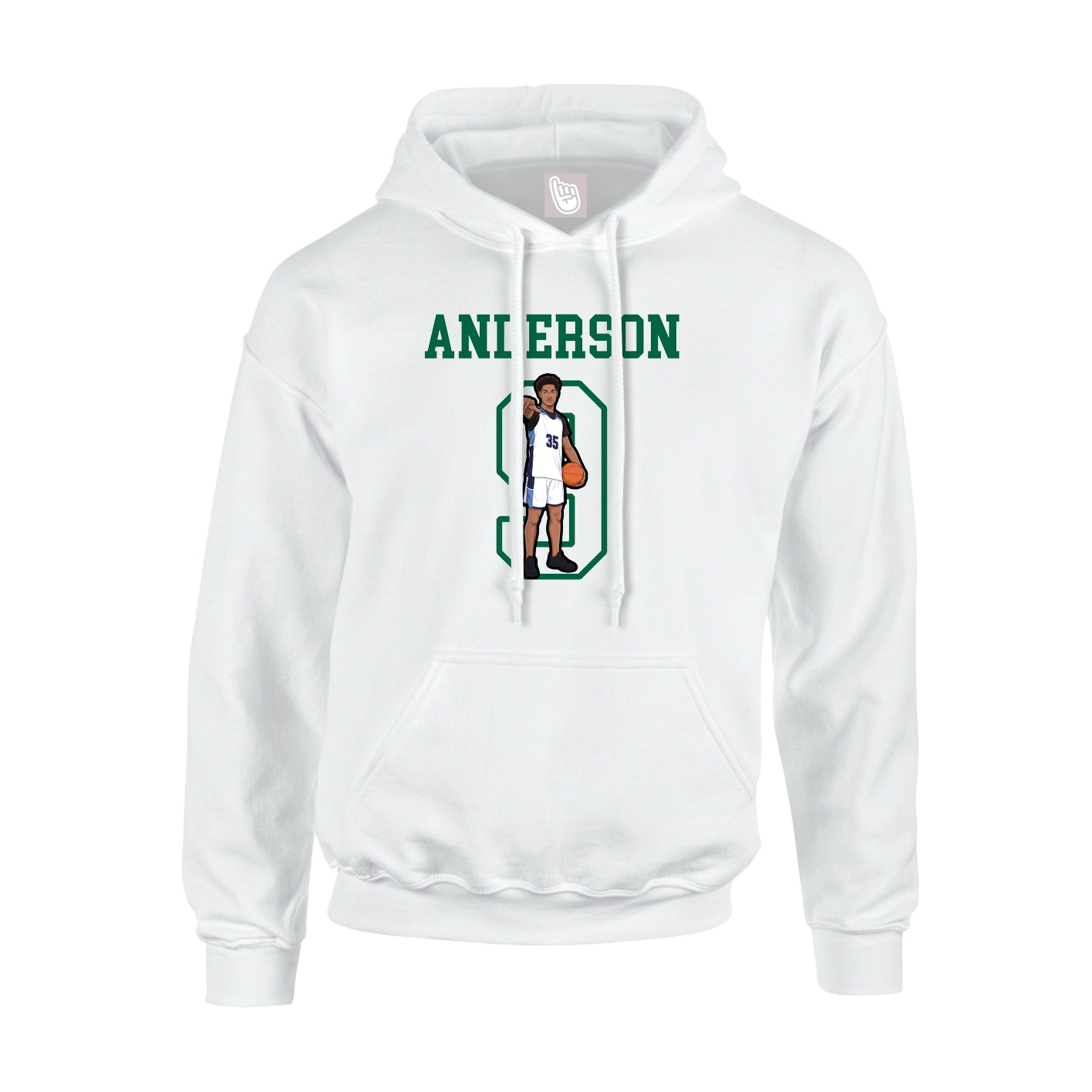 Youth Hoodie — Shirsey in White