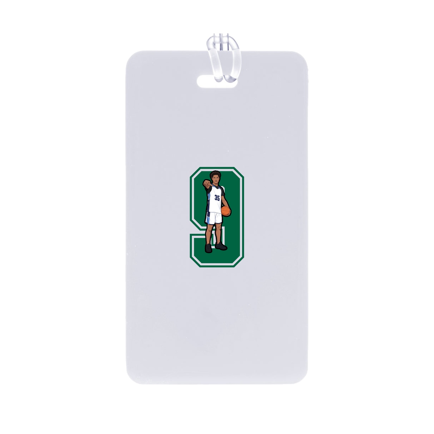 Bag Tag — Number in Classic