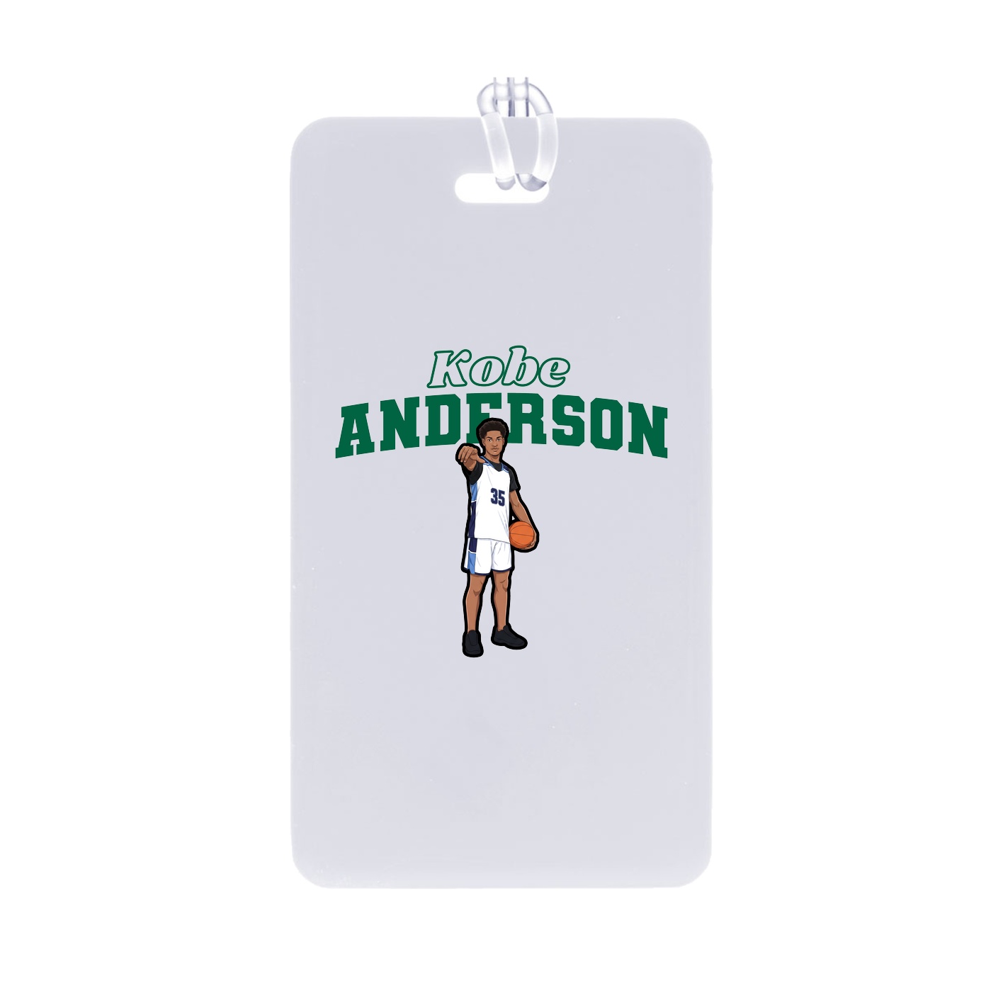 Bag Tag — Name Arch in Classic