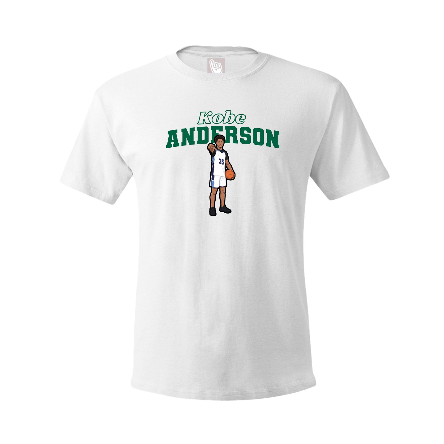 Tee — Name Arch in White