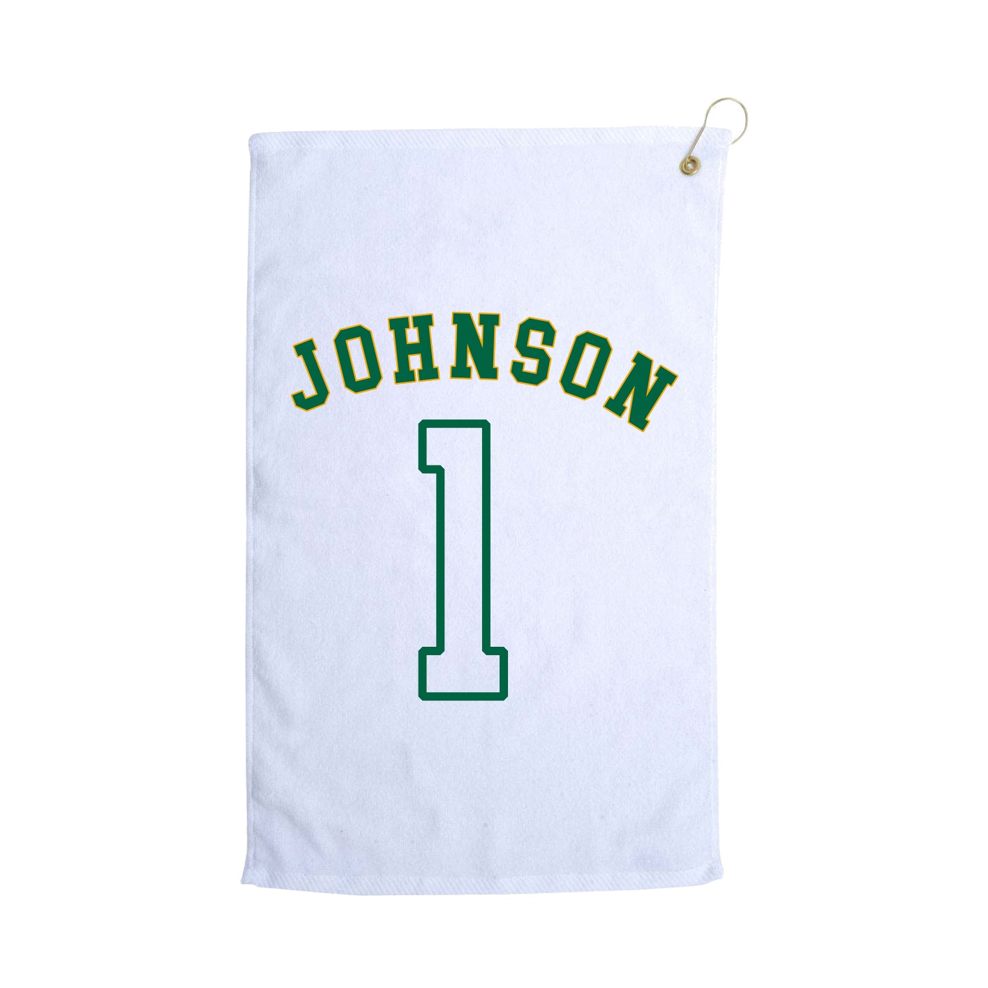 Golf Towel — Shirsey Arch in White