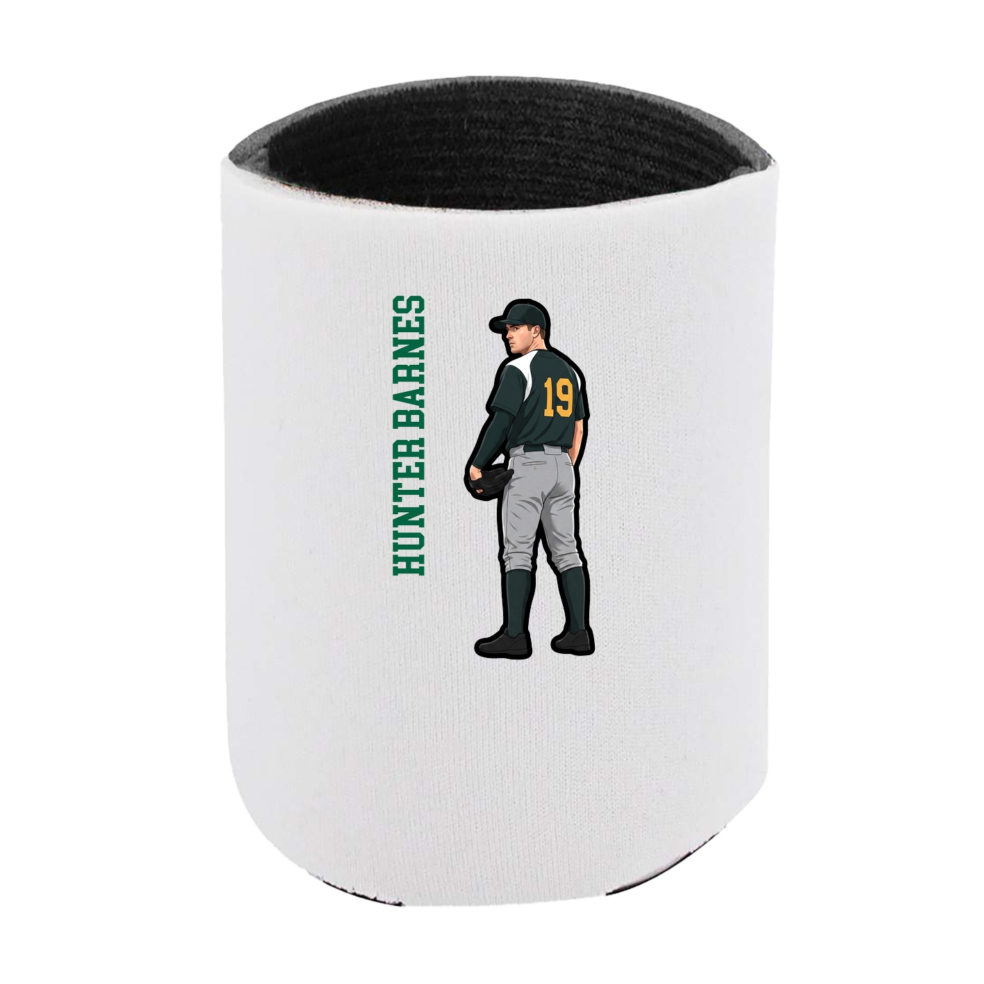 Can Holder — Name Vertical in White