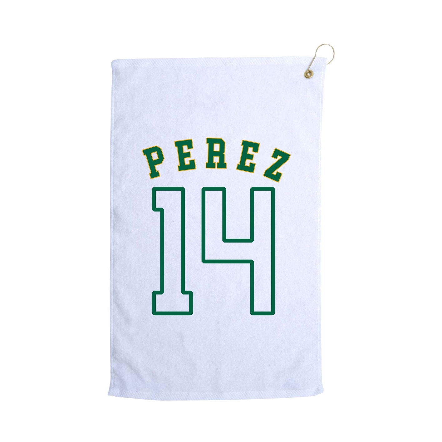 Golf Towel — Shirsey Arch in White