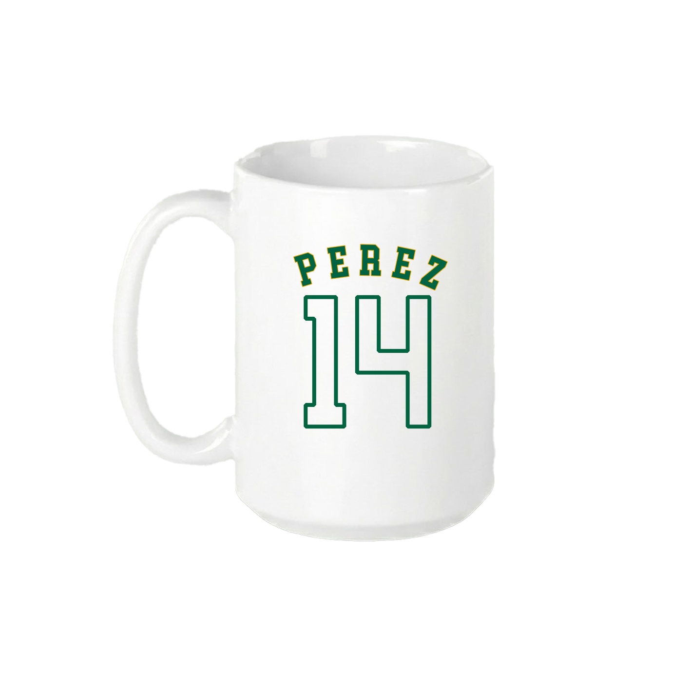 15oz Coffee Mug — Shirsey Arch in White