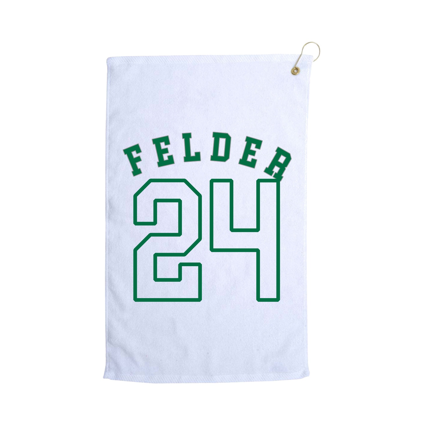 Golf Towel — Shirsey Arch in White