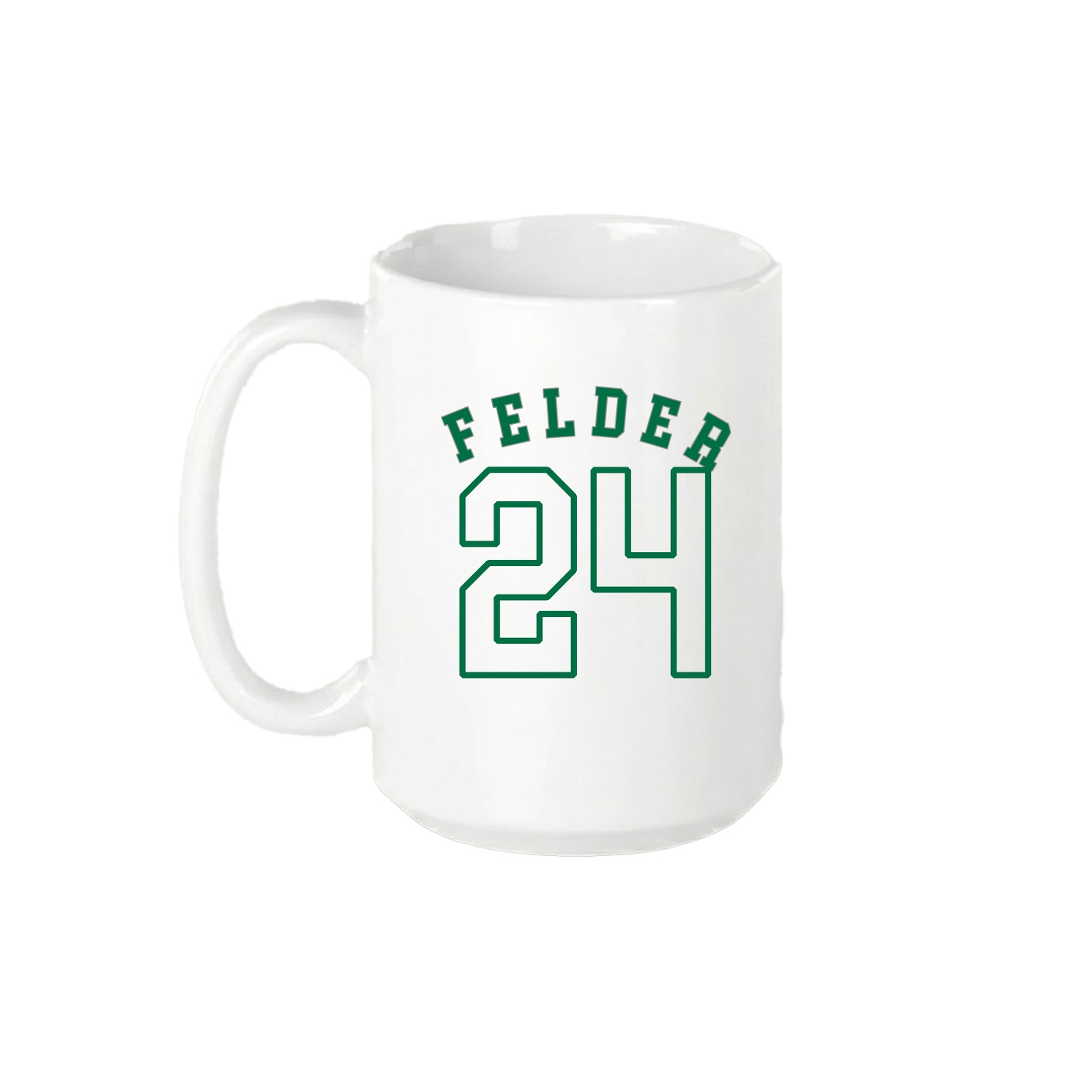 15oz Coffee Mug — Shirsey Arch in White