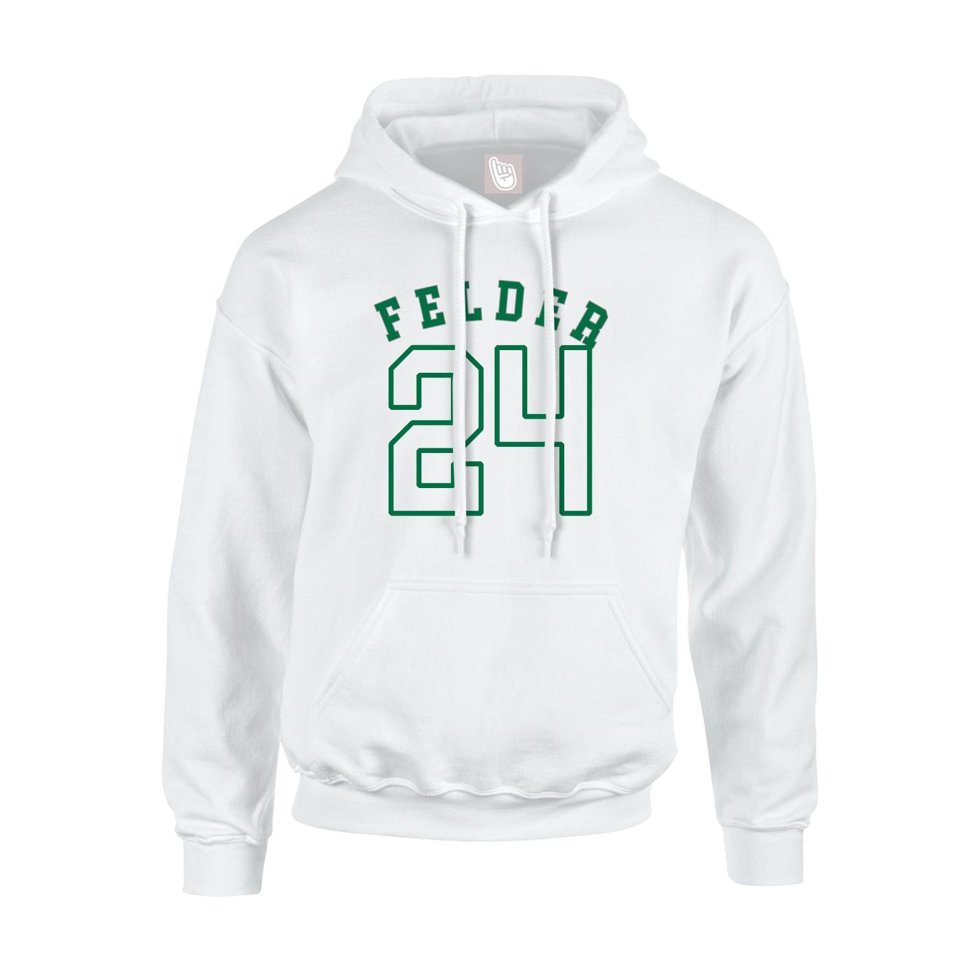 Hoodie — Shirsey Arch in White