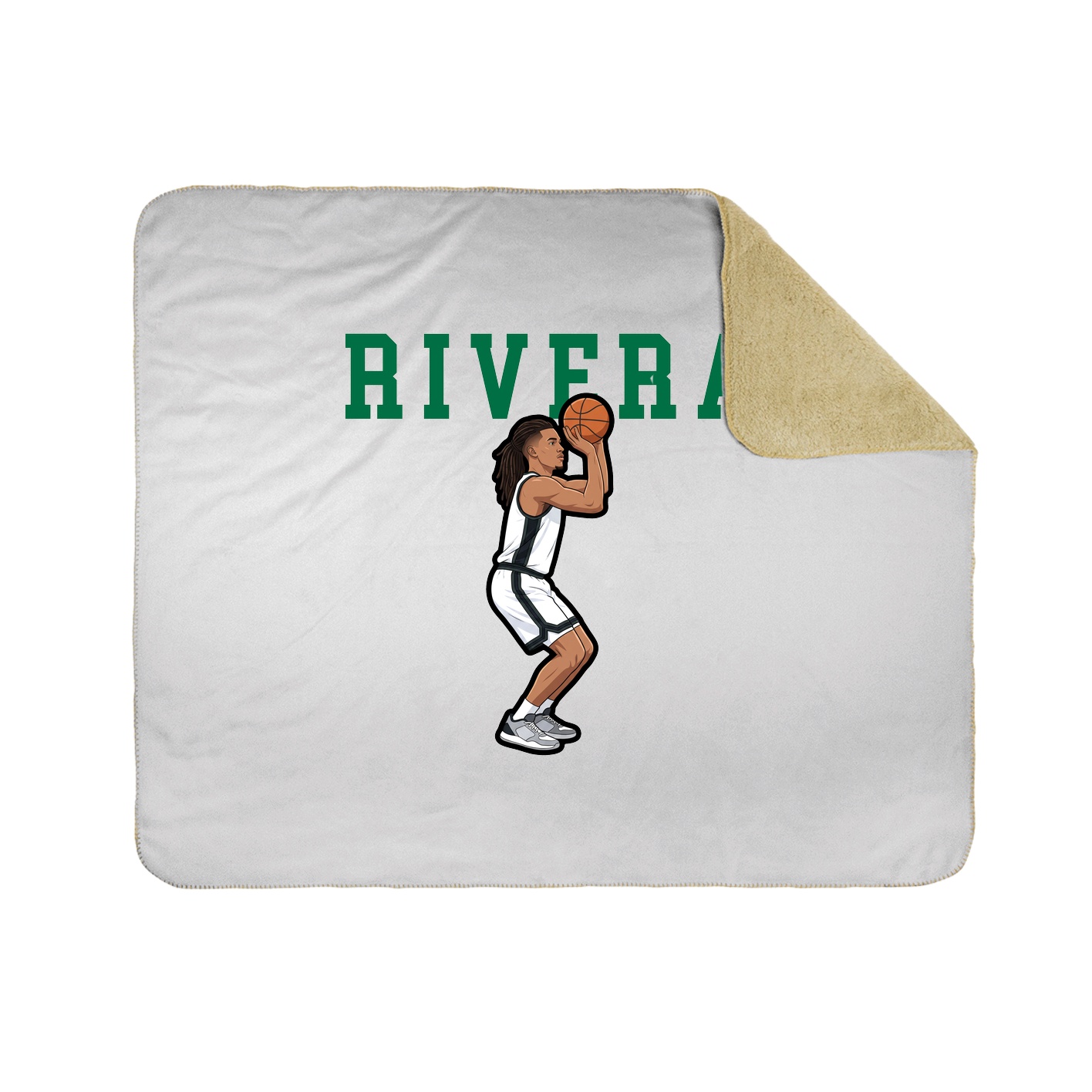 Throw Blanket — Shirsey in White