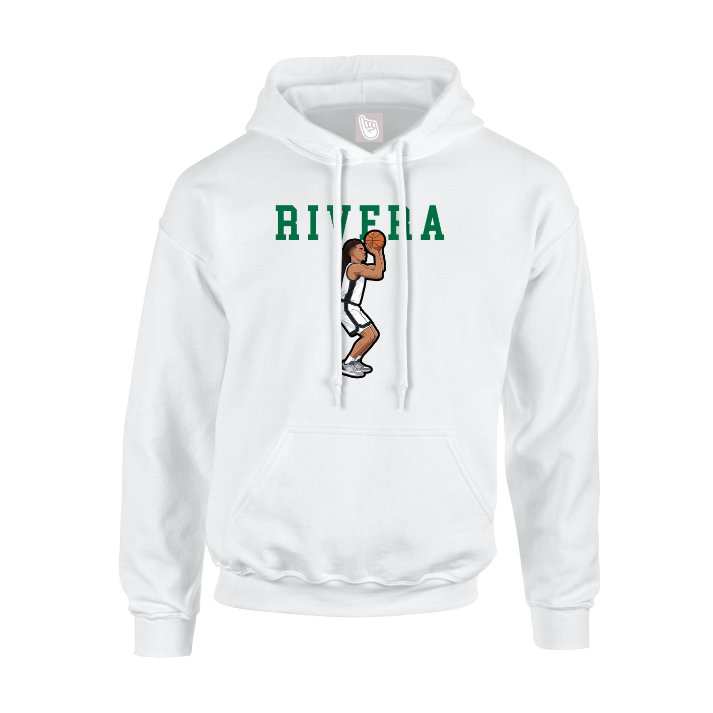 Hoodie — Shirsey in White