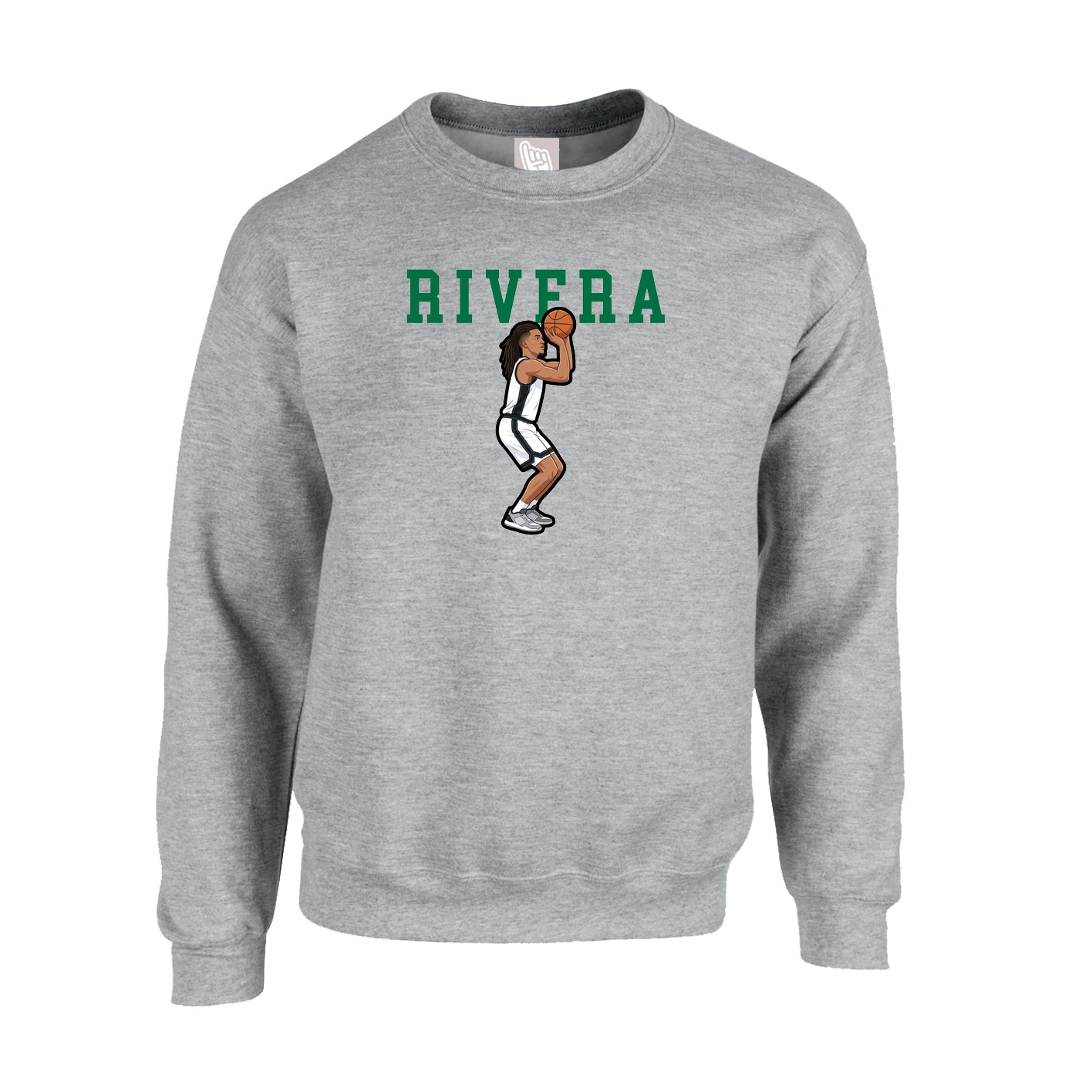 Fleece Crew — Shirsey in Grey