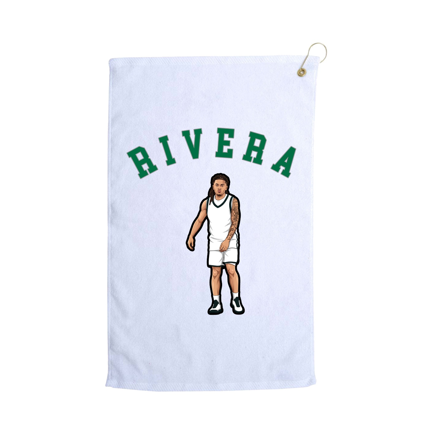 Golf Towel — Shirsey Arch in White