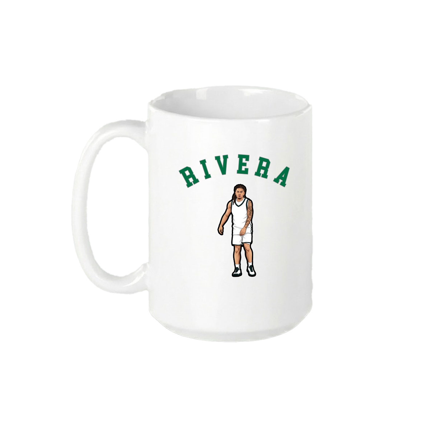 15oz Coffee Mug — Shirsey Arch in White