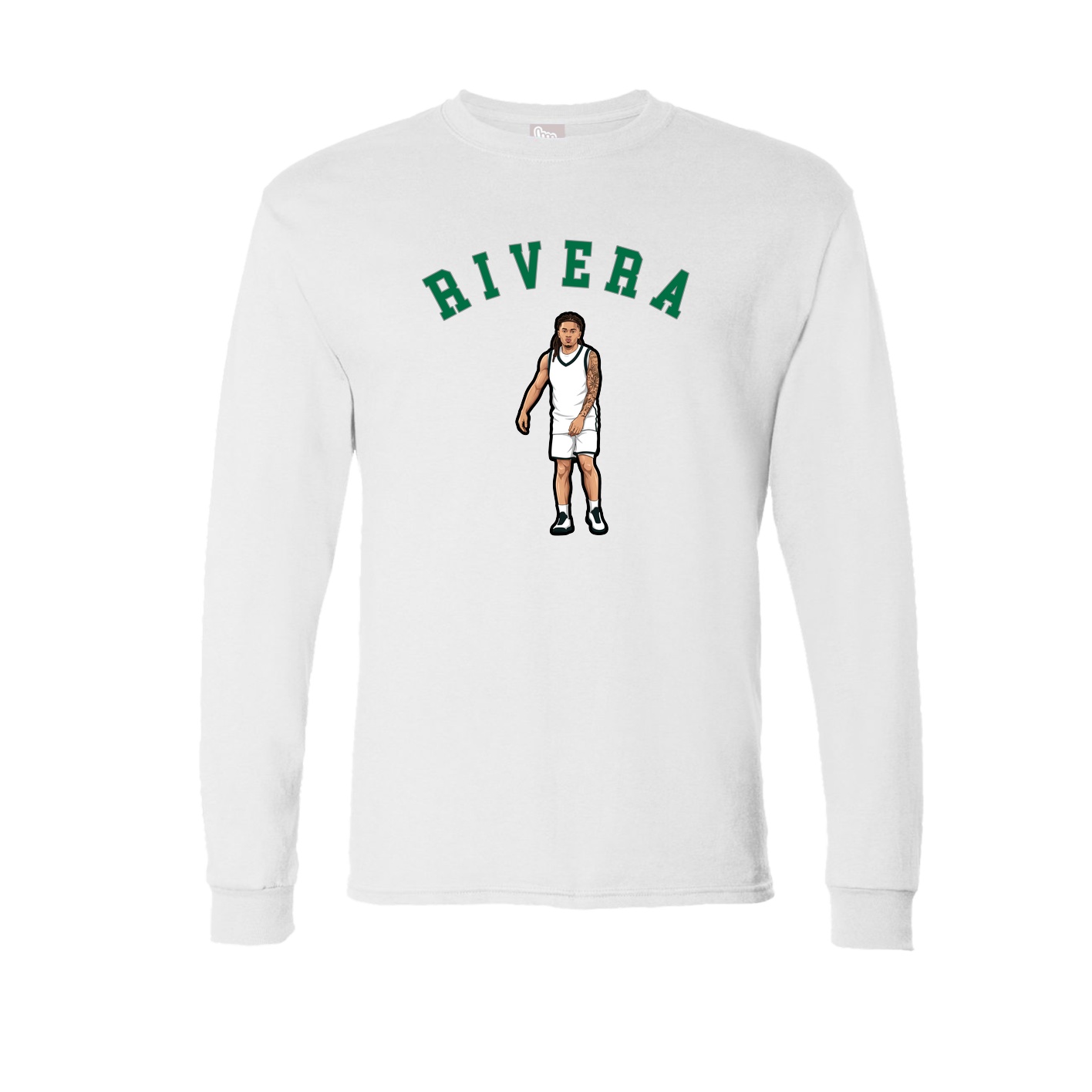 Long Sleeve Tee — Shirsey Arch in White