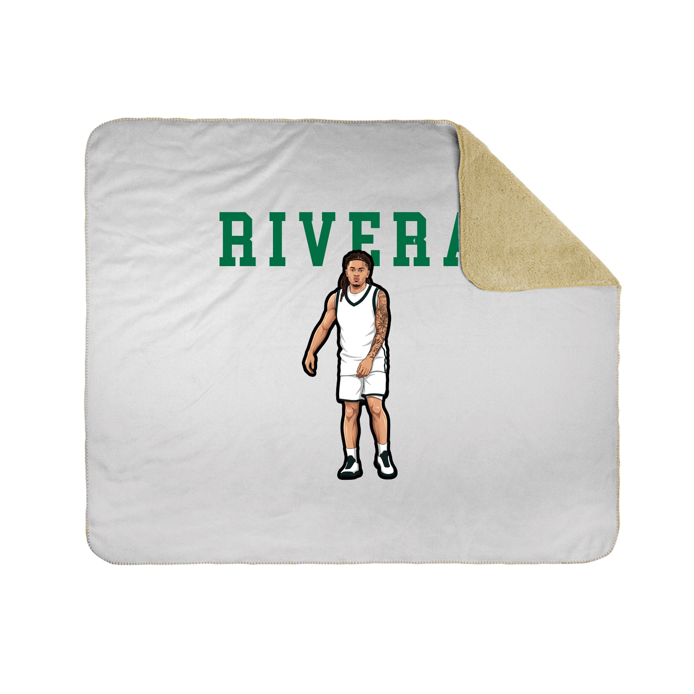 Throw Blanket — Shirsey in White