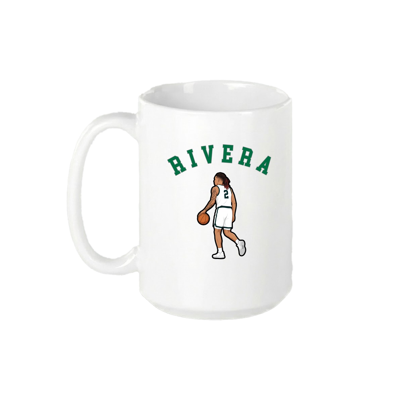 15oz Coffee Mug — Shirsey Arch in White