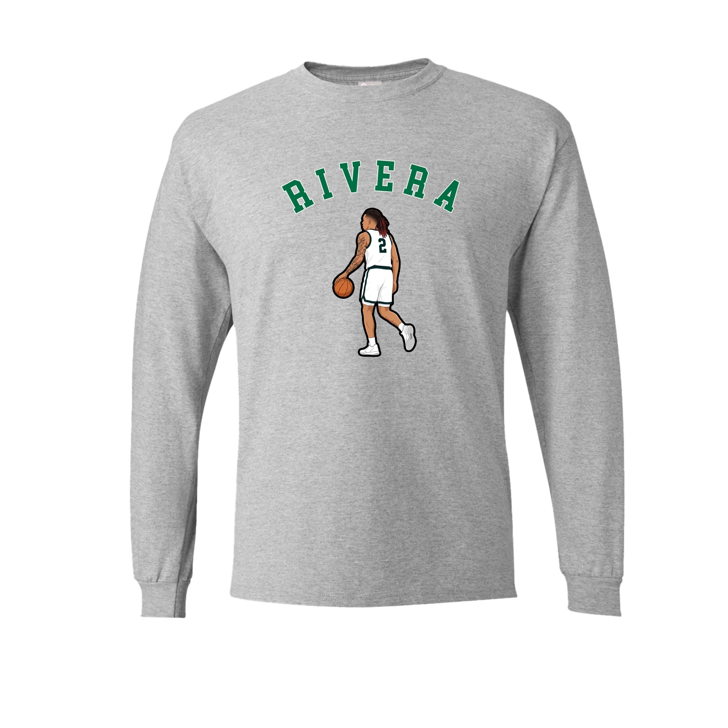Long Sleeve Tee — Shirsey Arch in Grey